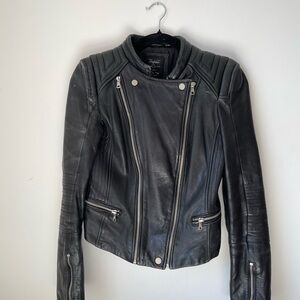 Black premium 100% Leather Jacket